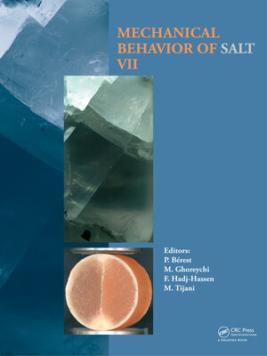cover image of Mechanical Behaviour of Salt VII